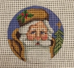 GE692 - Santa w/ Brown Hat