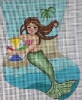 GE665 - Mermaid/Beach Ball Mini Sock